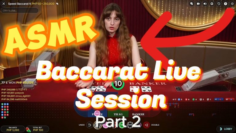 [ASMR] Baccarat: Live Session Part 2