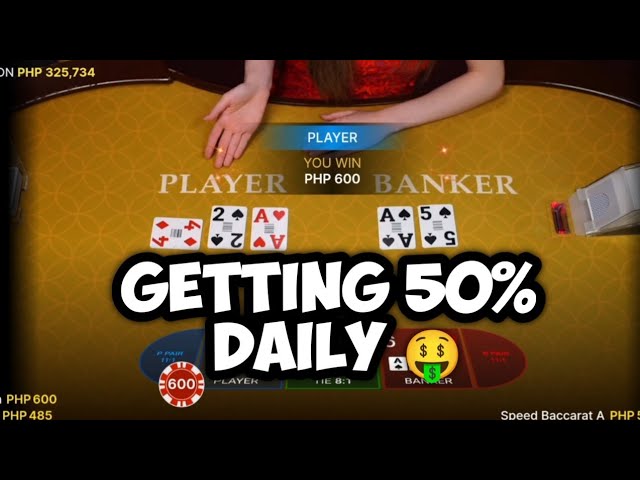 BACCARAT(Eng.Session) | Just Getting 50% Daily Profit easy strategy