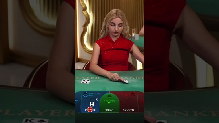 Baccarat all in #shorts #baccarat #casino #gambling #trending #viral