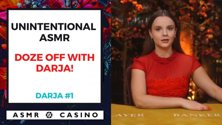 DOZE OFF & SLEEP With Darja! Unintentional ASMR Baccarat & Casino Sounds with Whispery Voice