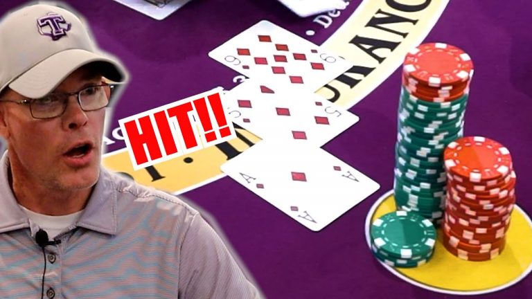 GAMBLER 10 Minute Blackjack Challenge – WIN BIG or BUST #190