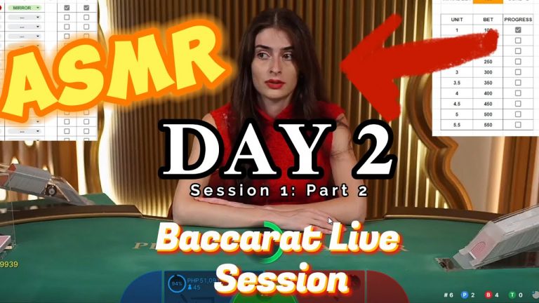 I tried the 89 special strategy on Bacarrat (Day 2: Session 1 Part 2)