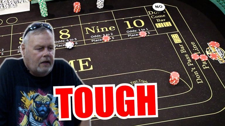 TOUGH 30 Roll Craps Challenge – WIN BIG or BUST #342