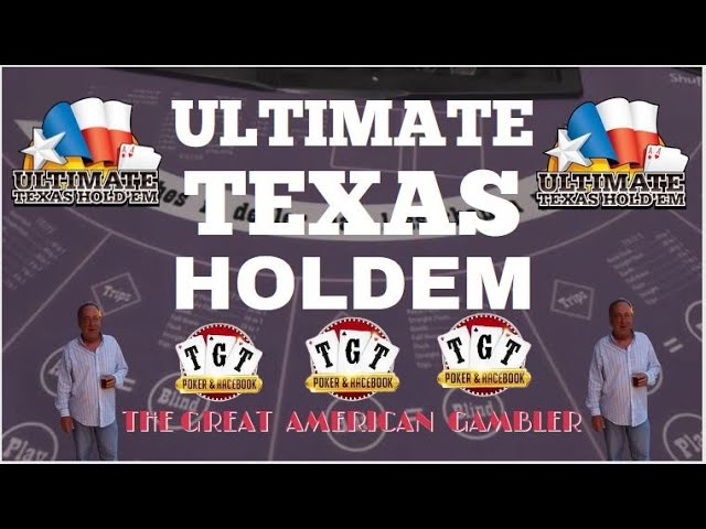 Ultimate Texas Holdem With The Great American Gambler!! TGT Poker and Racebook!