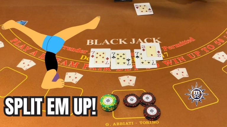 BIG bet, BIG split #blackjack