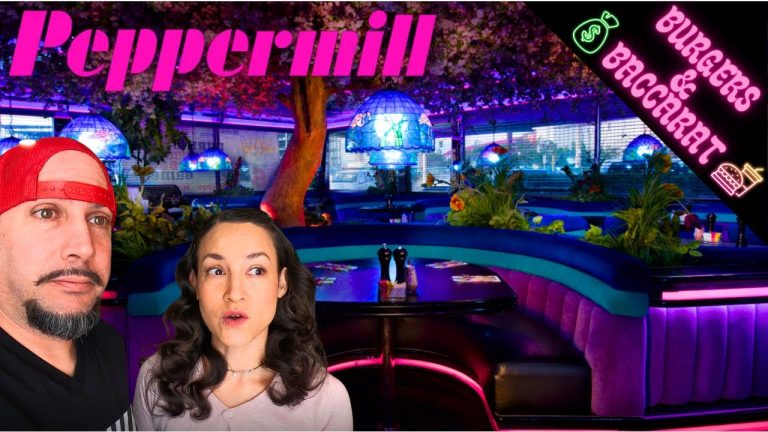 LAS VEGAS | PEPPERMILL: CLASSIC VEGAS NEON & DELICIOUS FOOD | PLUS: MAKING EASY MONEY ON BACCARAT!