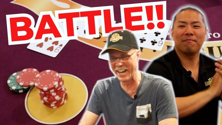 LOSER HAS TO…. 10 Minute Blackjack Battle!!