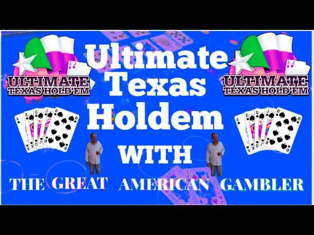 Ultimate Texas Holdem With The Great American Gambler at The Historic El Cortez Hotel and Casino!!