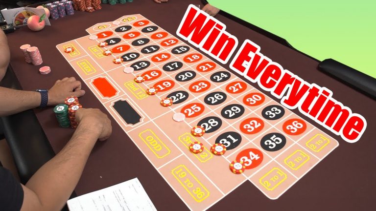 Win $300 Each time you sit Down at a table (Roulette Strategy) || One Ten