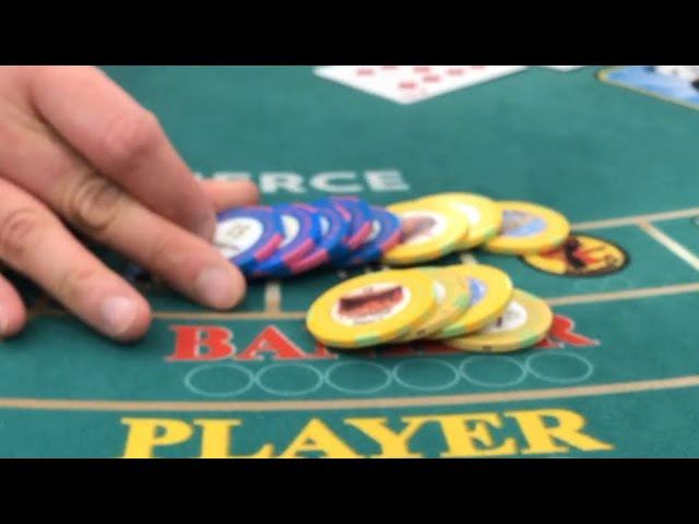 2023 Commerce Casino Baccarat Win & Lose – beginning win then weird break offs / jumps -Panda no bet