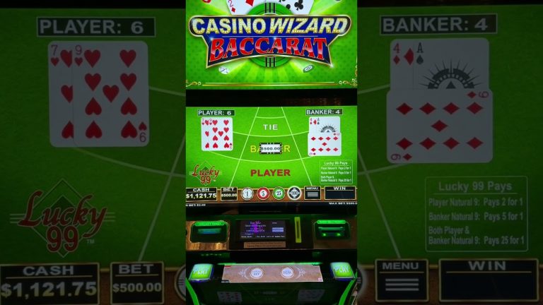 $500 Video Baccarat! #lasvegas #baccarat