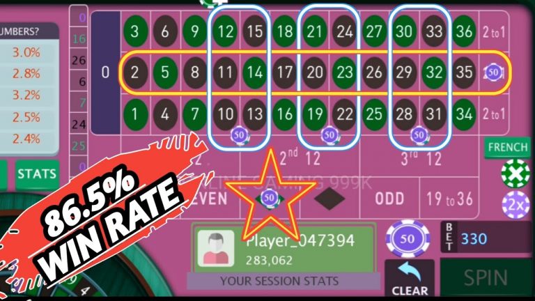 86.5% Win Rate !!! Roulette Strategy TO Win / Casino Roulette #money #casino #viral