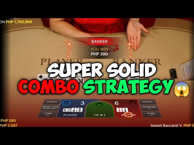 BACCARAT (ENG.SESSION) | COMBO STRATEGY | EASY WIN IN BACCARAT