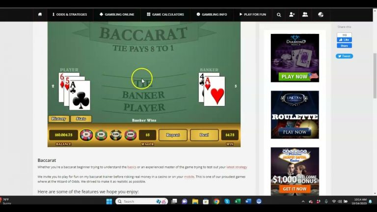 Baccarat Myth Busting & Successful Concepts – Part 1