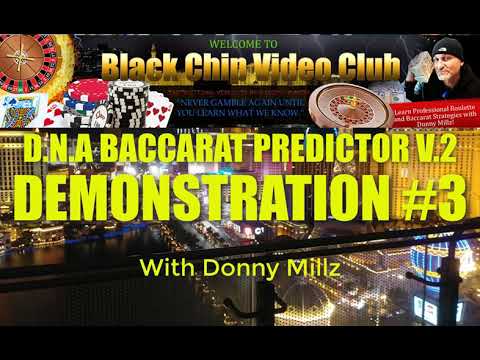 D.N.A Baccarat Predictor Software V.2 | Demonstration #3