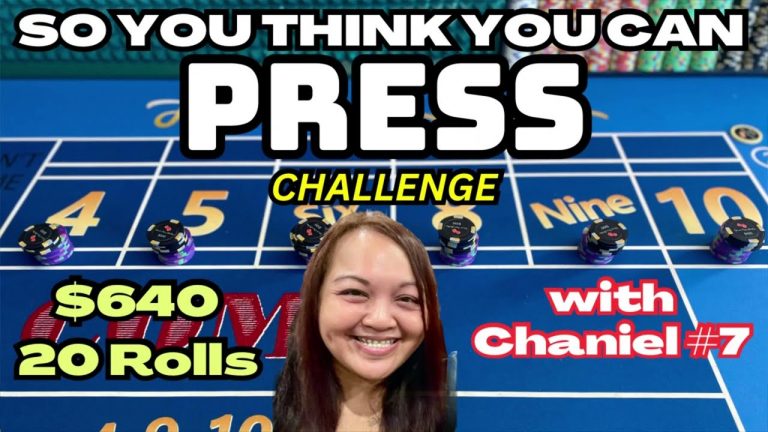 How much money could possibly be made on a 20 roller? The HCS Craps Press Challenge is here!