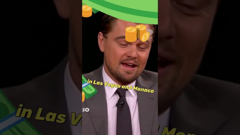 Leonardo Dicaprio Love to play Poker, Sports Betting & Baccarat Online #shortvideo #hollywood