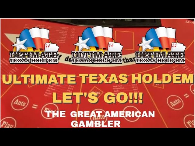 Ultimate Texas Holdem at The El Cortez Hotel and Casino With The Great American Gambler!!