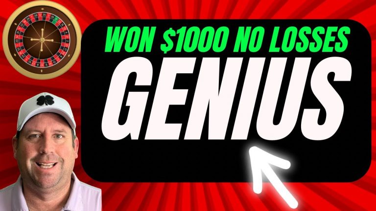 WON $1000 NO LOSSES NEW WINNING ROULETTE SYSTEM!! #best #viralvideo #gaming #money #business #trend