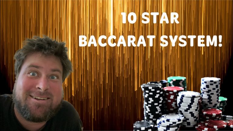 10 STAR BACCARAT SYSTEM! NO LOSSES!!