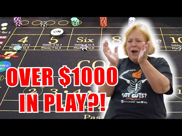 INSANE WINNINGS 30 Roll Craps Challenge – WIN BIG or BUST #381