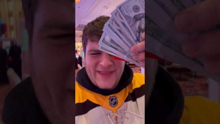 Little post Bruins win SHENANIGANS! #fun #money #gambling #comedy #casino #baccarat #roulette