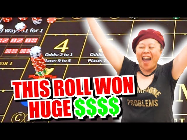 MASSIVE WIN!! 30 Roll Craps Challenge – WIN BIG or BUST #374