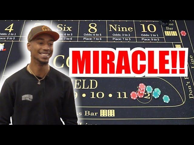 MIRACLE ROLL 30 Roll Craps Challenge – WIN BIG or BUST #377