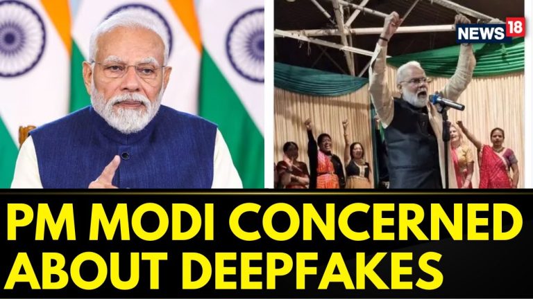 PM Modi Highlights Threats Posed By Deep Fake Videos | PM Modi Garba Song Deepfake | News18