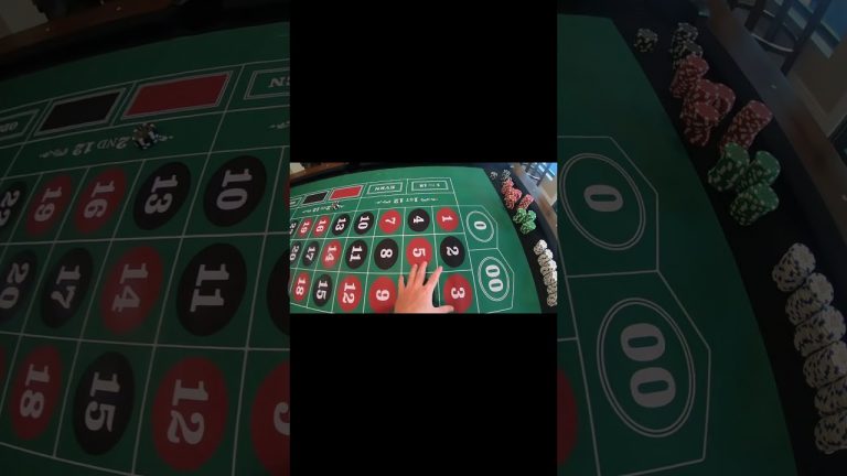 Roulette 2 Section Bet For 500 Win #casino #gamble #roulette #gamblingstrategy