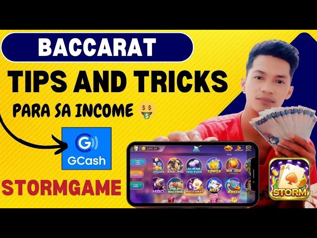 STORM GAME | BACCARAT | Tips and tricks para sa income