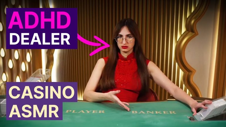 Unintentional ASMR Casino | Quick & Slightly Annoyed Baccarat Dealer