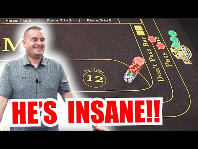 HE DID THAT?! 30 Roll Craps Challenge – WIN BIG or BUST #395