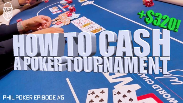 How to CASH a poker tournament: Phil.Poker Vlog #5