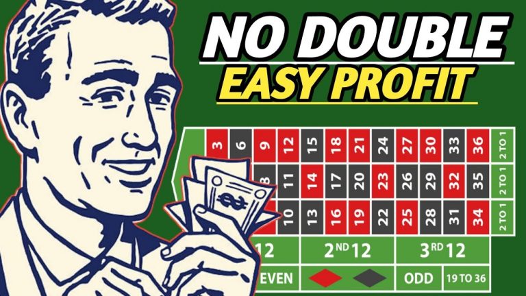 NO DOUBLE EASY PROFIT ROULETTE STRATEGY TO WIN / CASINO ROULETTE #MONEY #CASINO #VIRAL