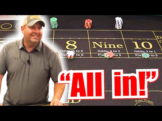 NO FEAR 30 Roll Craps Challenge – WIN BIG or BUST #387