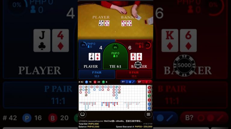 Session #10 Baccarat Live: 20K turns to 55K in 4 minutes | Pattern Betting Strategy #baccaratFormula