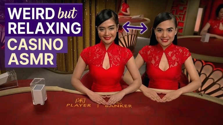 Unintentional ASMR Casino | Why are they so SIMILAR? 2 WEIRD but RELAXING Asian Dealers