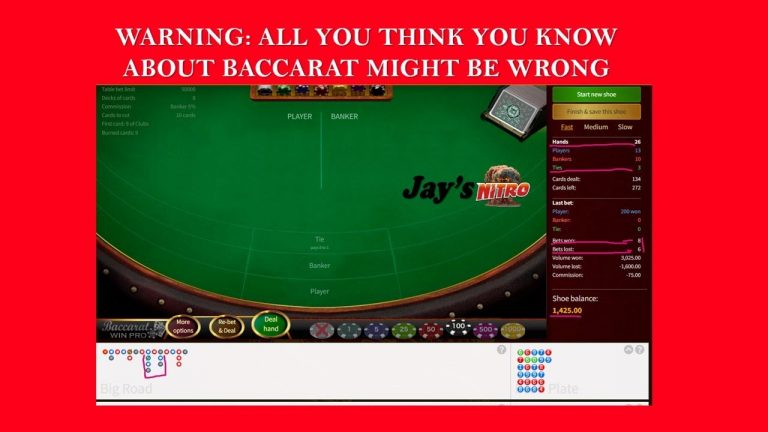 WARNING: THE CONTENT OF THIS VIDEO COULD CHANGE THE WAY YOU SEE YOUR FUTURE WITH GAME OF BACCARAT.