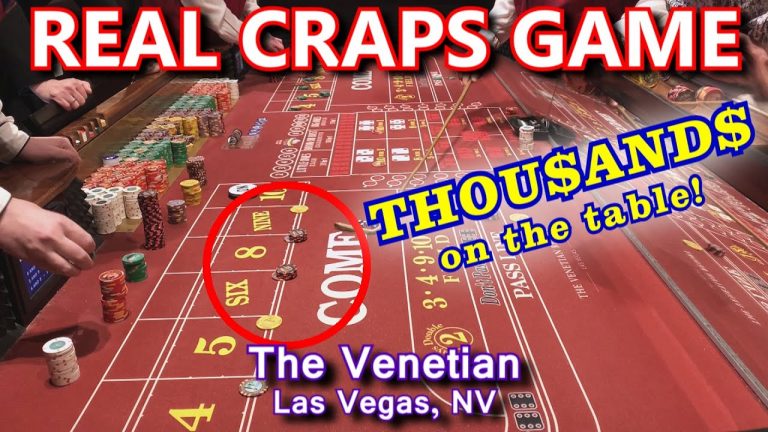 WATCH A HIGH-ROLLER PLAY! – Live Craps Game #53 – The Venetian, Las Vegas, NV – Inside the Casino