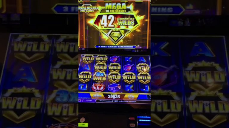 Yellow Diamond MEGA Bonus 118 Wilds on Regal Riches Slots!