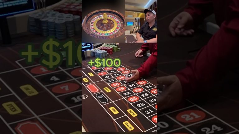 $100 challenge Single zero edition #roulette #challenge #casino #vegas #lasvegas