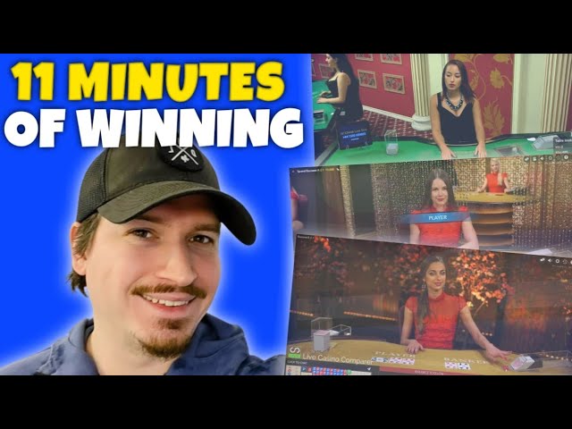 11 Minutes of Winning Playing Baccarat