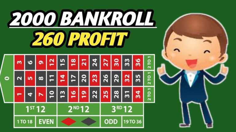 2000 BANKROLL 260 PROFIT ROULETTE STRATEGY TO WIN / ROULETTE TRICKS #MONEY #CASINO #VIRAL