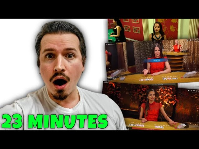 23 minutes of Winning Playing Baccarat