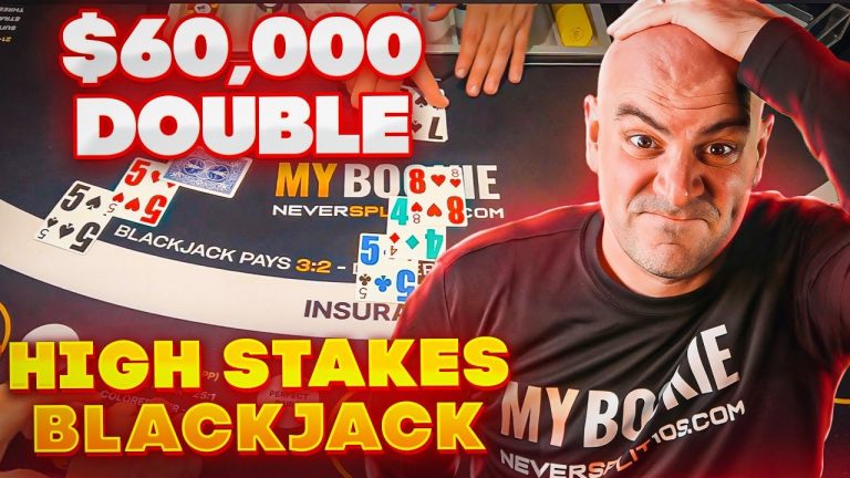 $60,000 High Stakes Blackjack Comeback Kid – NeverSplit10s – E282