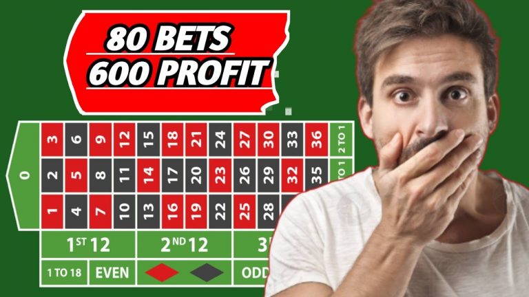 80 BETS 600 PROFIT ROULETTE STRATEGY TO WIN / ROULETTE TRICKS #MONEY #CASINO #VIRAL