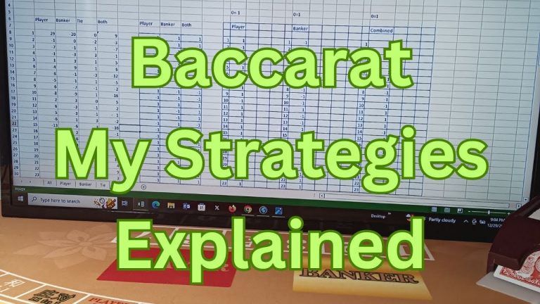 Baccarat: My Strategies Explained 12292023. Professional Gambler? Advantage Player?