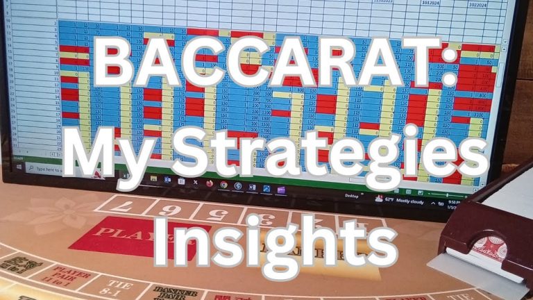 Baccarat: My Strategies Insights as of 01/05/2024. Professional Gambler? Advantage Player?