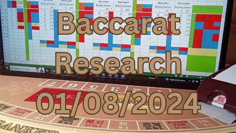 Baccarat Play 3 Strategies, 2 Bankroll Mngmnt Each 01082024. Professional Gambler? Advantage Player?